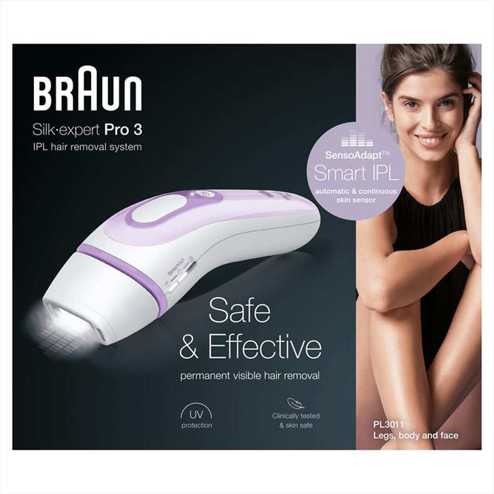 Immagine del prodotto BRAUN - Silk-Expert Pro 3 PL3011-Bianco/Lilla