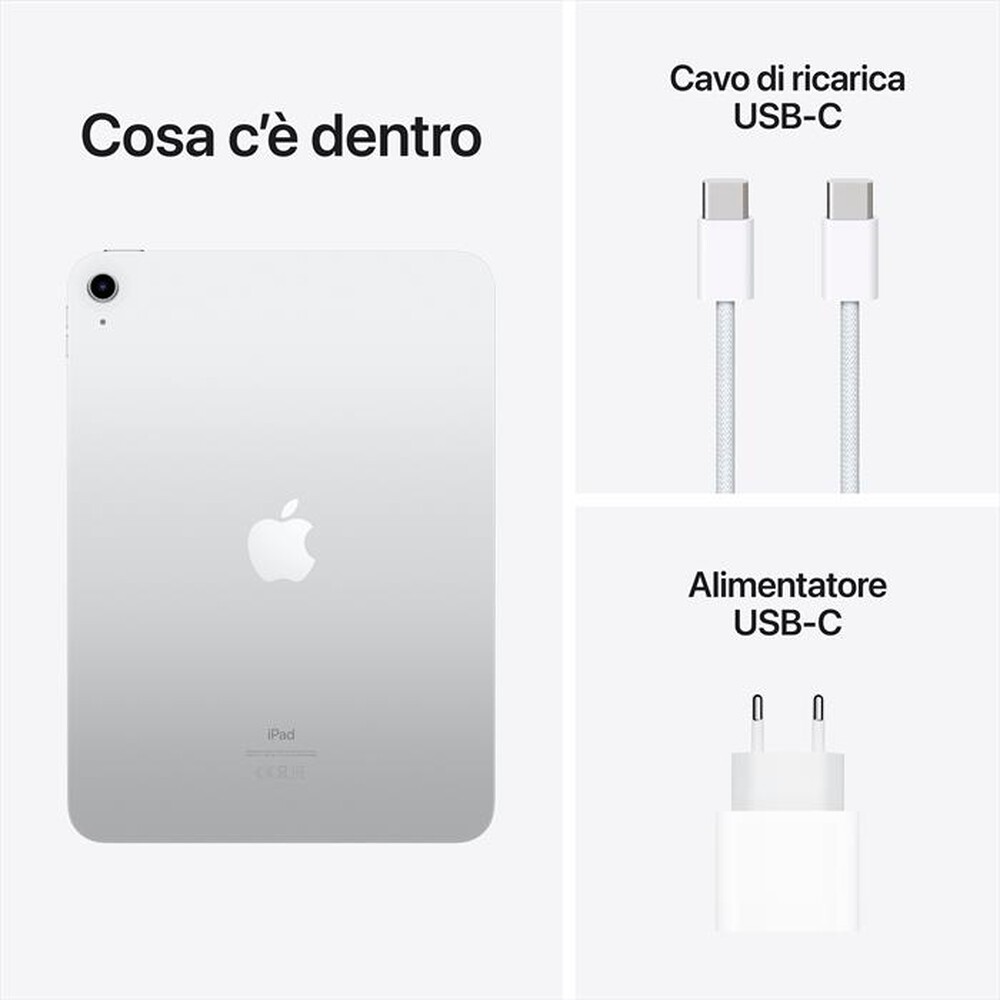 Immagine del prodotto APPLE - iPad 10.9" WI-FI 256GB-Argento