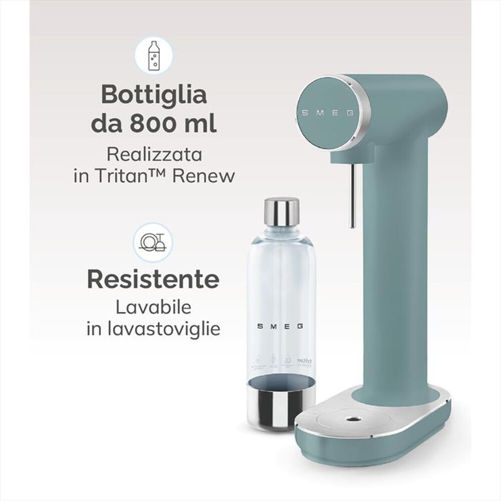 Immagine del prodotto SMEG - SKC01BLM Gasatore d'acqua non elettrico-Nero opaco