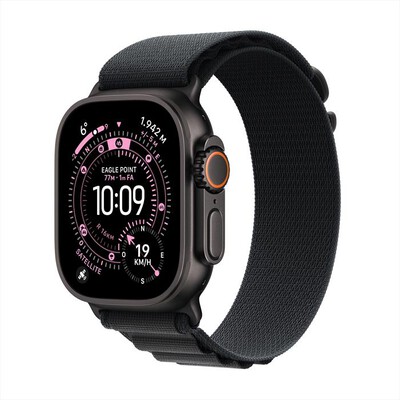 APPLE - Watch Ultra 3 GPS + Cellular 49mm Titanio Nero-Alpine Loop Nero - M