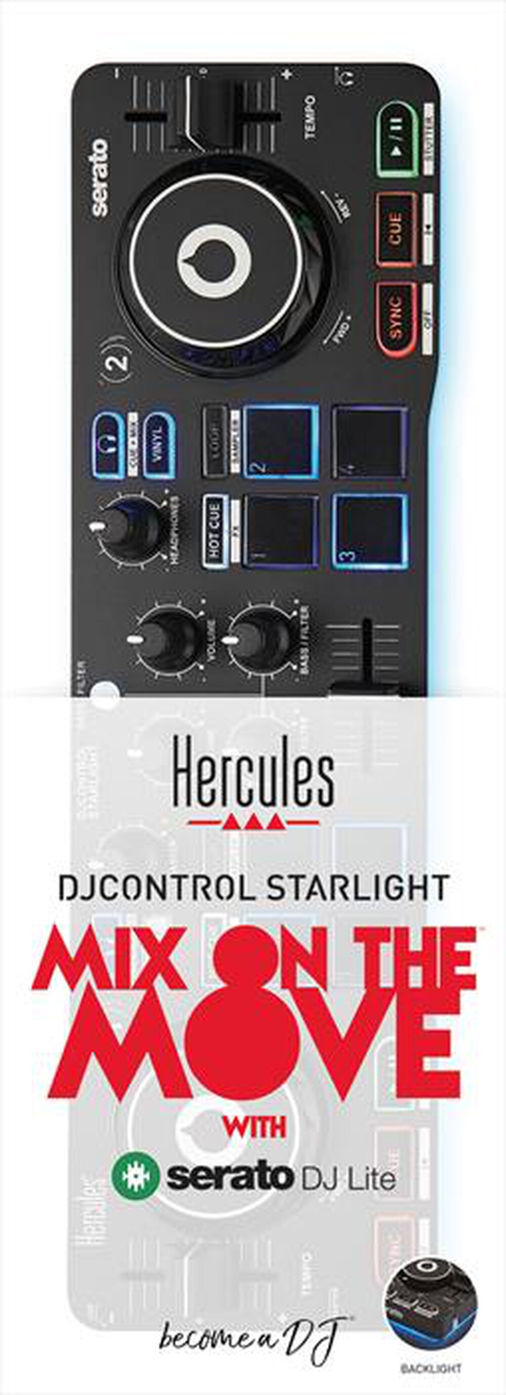 Immagine del prodotto HERCULES - DJCONTROL STARLIGHT