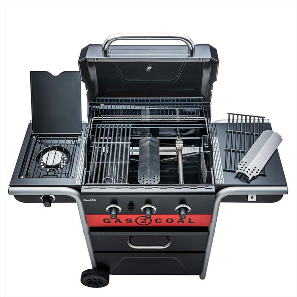 Immagine del prodotto CHAR-BROIL - Barbecue GAS2COAL 3 FUOCHI + 1-Black