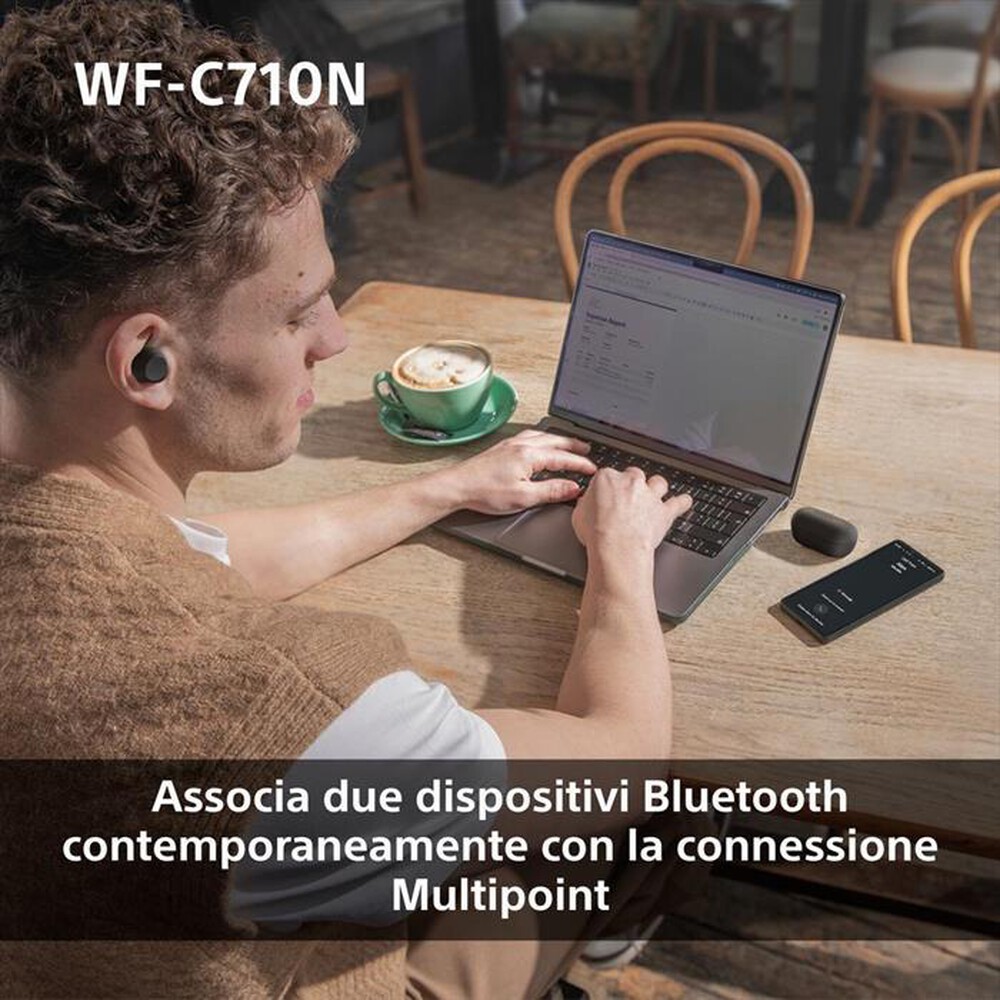 Immagine del prodotto SONY - Cuffie True Wireless WFC710NB.CE7-Nero