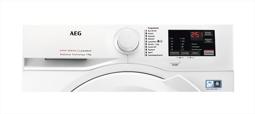 Immagine del prodotto AEG - Lavatrice L6FBI945 9 Kg Classe A-Bianco