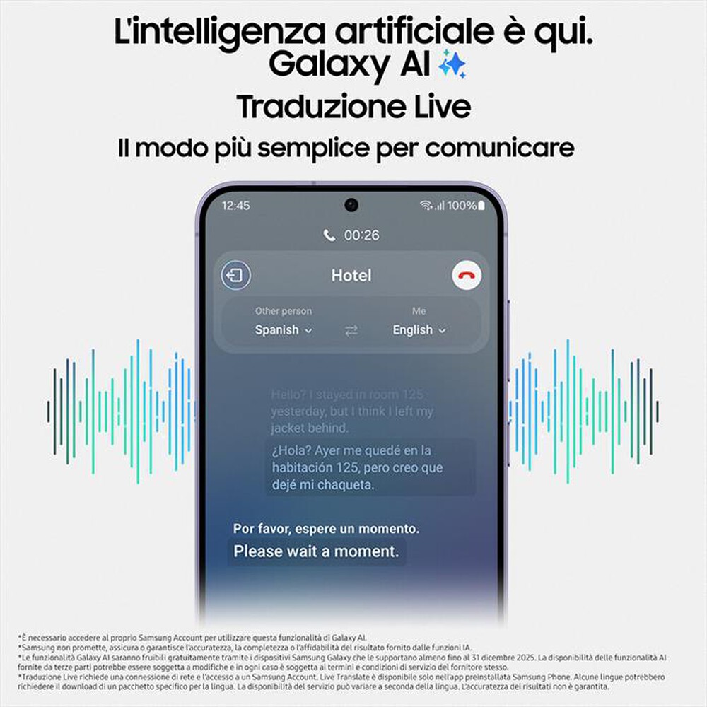 Immagine del prodotto VODAFONE - SAMSUNG Galaxy S24 128GB-Black