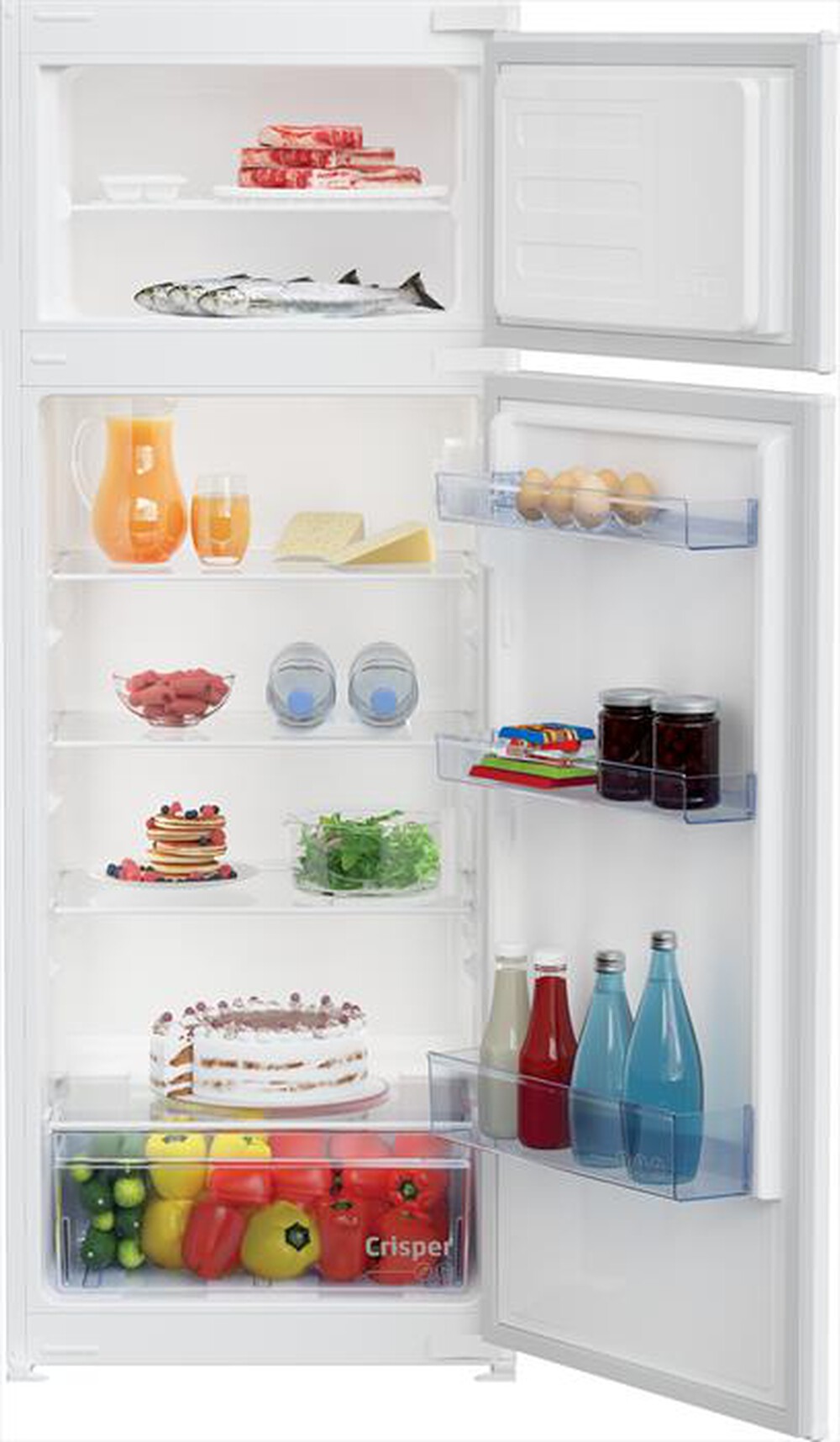 Immagine del prodotto BEKO - Frigorifero 2 porte BDSA250K4SN Classe E 220 lt-Bianco