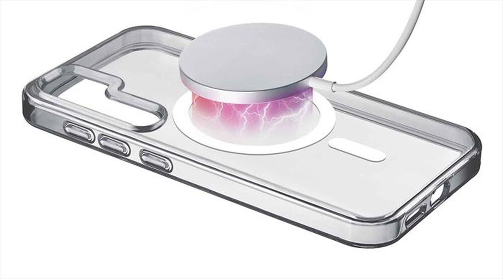 Immagine del prodotto CELLULARLINE - Custodia magnetica GLOSS MAG per Galaxy S25-Trasparente