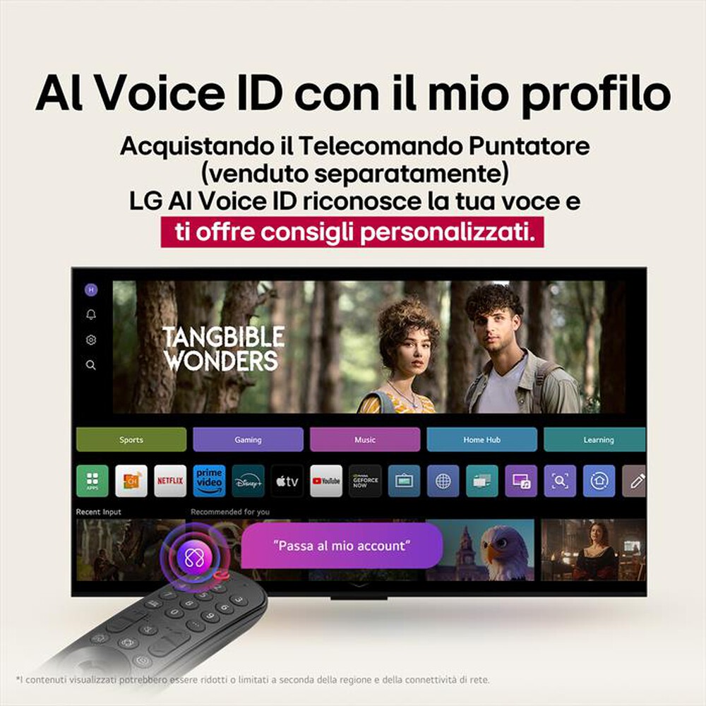 Immagine del prodotto LG - Smart TV LED UHD 4K 55" WEBOS AI 55UA74006LB-Blu