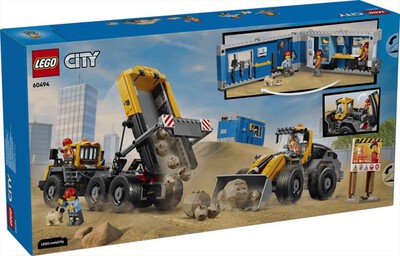 LEGO - CITY Camion ribaltabile e pala meccanica - 60494