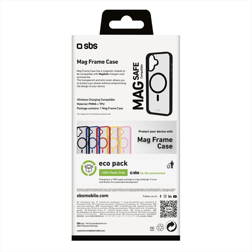 Immagine del prodotto SBS - Cover TEMAGCOLIP1661K iPhone 16