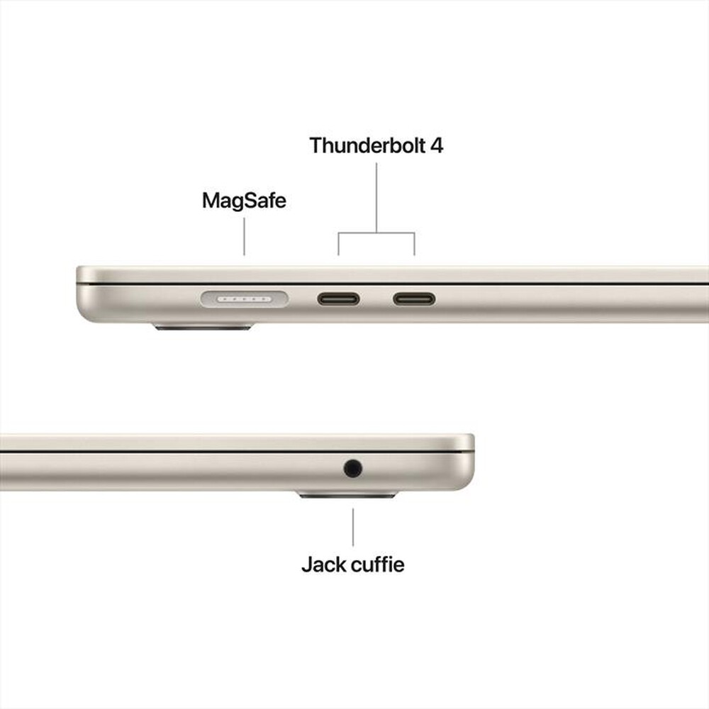 Immagine del prodotto APPLE - MacBook Air 15'' M4 10 CPU 10 GPU 16GB 256GB SSD-Galassia