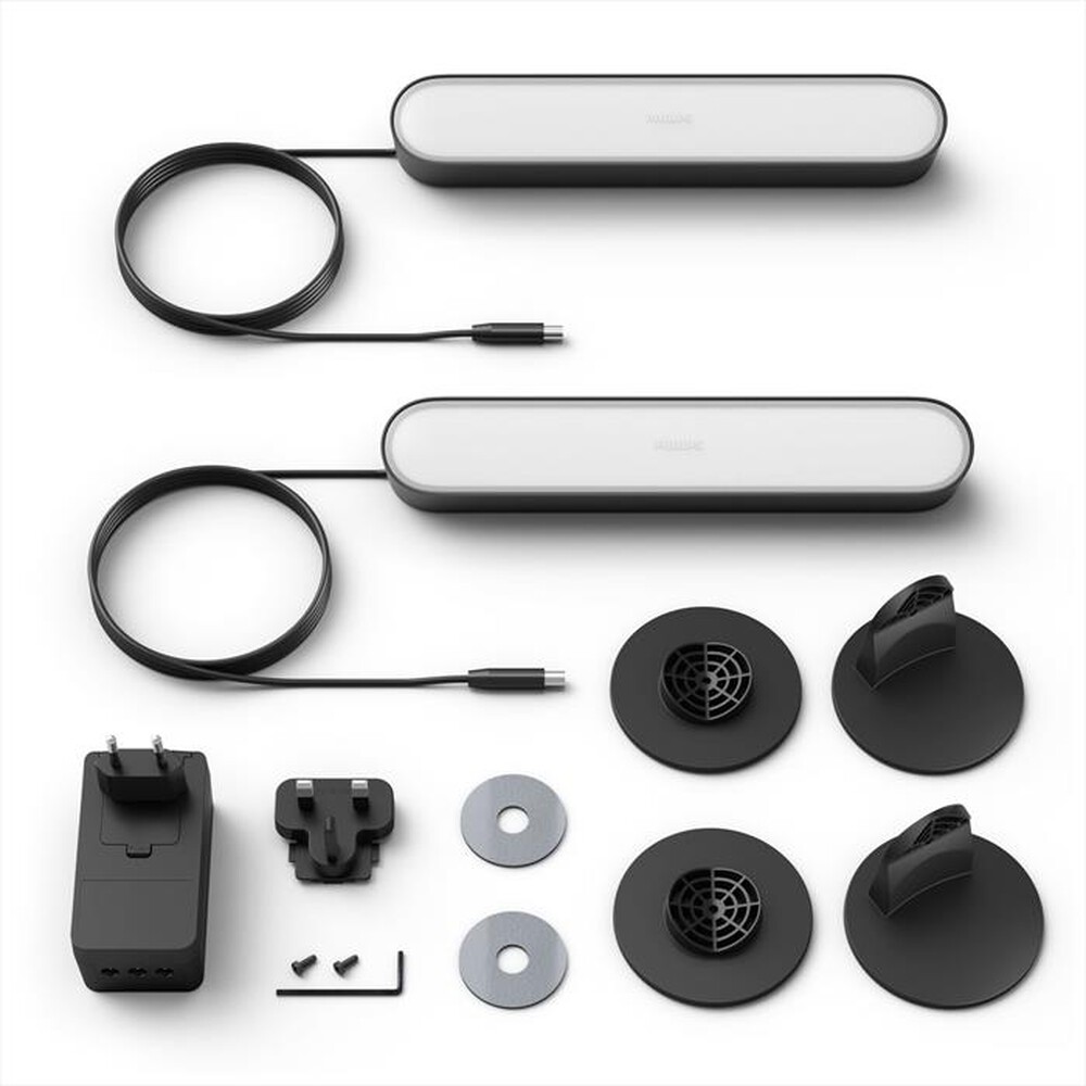 Immagine del prodotto PHILIPS - Hue Play Unit&agrave; Base con alimentatore 2 pezzi-Nero