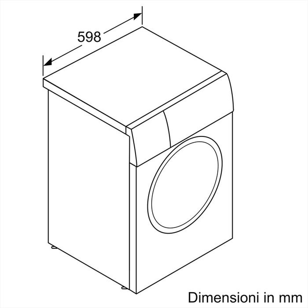 Immagine del prodotto BOSCH - Lavatrice WAN24009IT 9Kg Classe A-Bianco