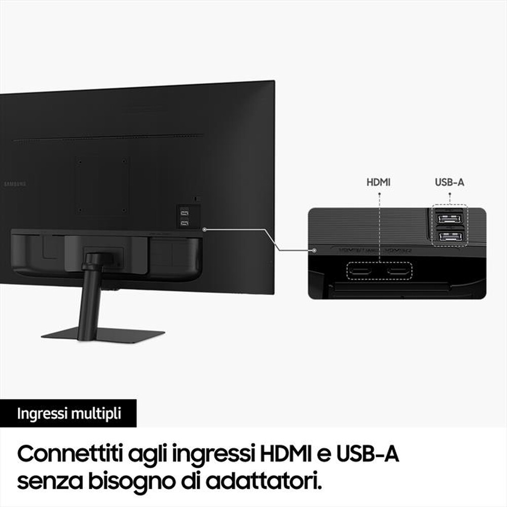 Immagine del prodotto SAMSUNG - SMART Monitor LED M5 M50D DA 32'' FULL HD FLAT
