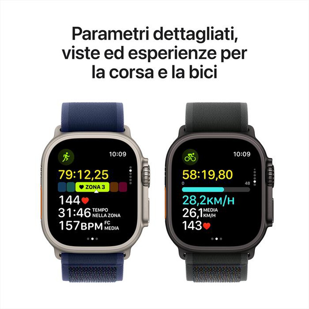 Immagine del prodotto APPLE - Watch Ultra 2 GPS + Cellular 49mm Titanio-Nero - Alpine Loop Verde - M