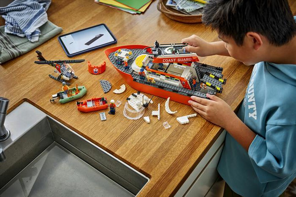 Immagine del prodotto LEGO - CITY Motoscafo di soccorso ed elicottero - 60504