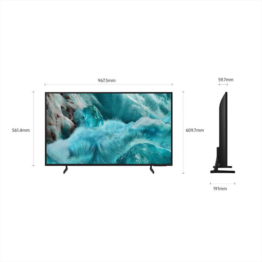 Immagine del prodotto SAMSUNG - Smart TV Q-LED UHD 4K 43" QE43Q7FAAUXZT-Black