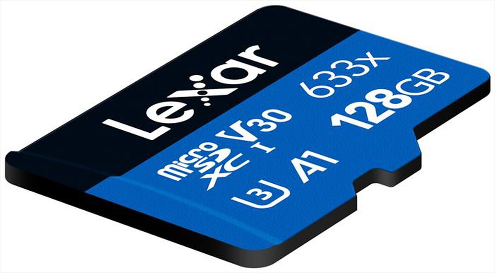 Immagine del prodotto LEXAR - SDMICRO 633X 128GB C/AD-Black