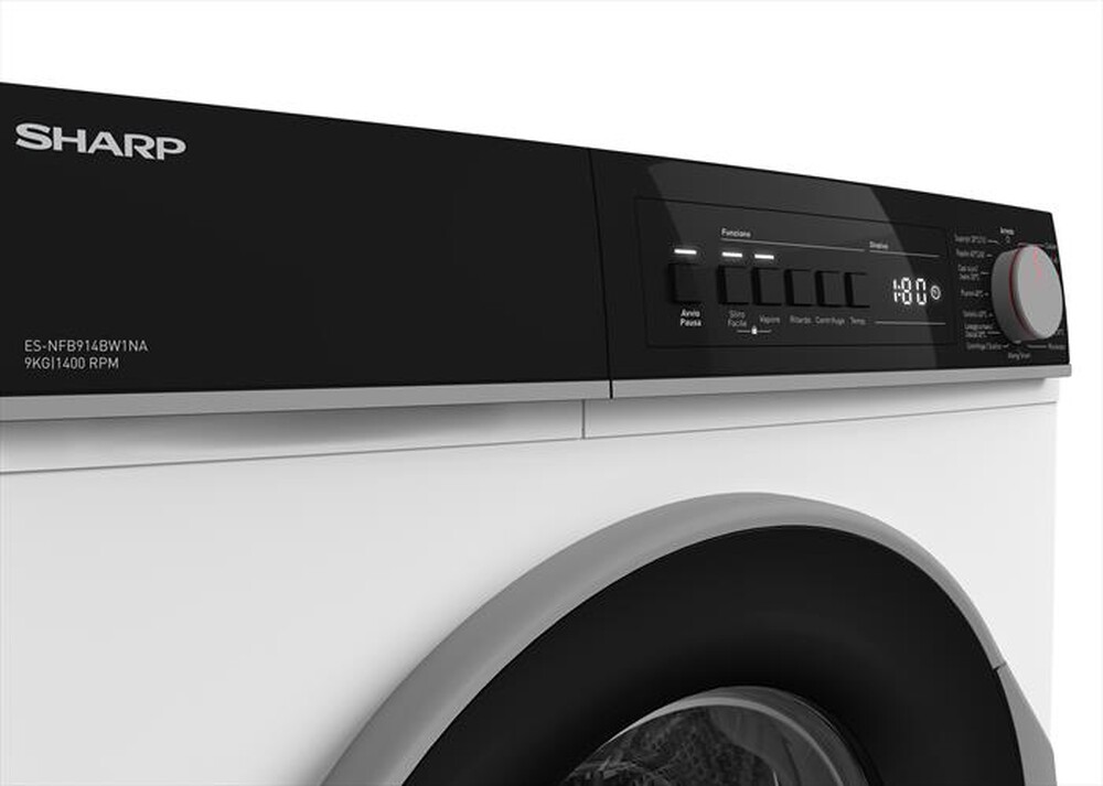 Immagine del prodotto SHARP - Lavatrice ES-NFB914BW1NA 9Kg Classe A-Bianco