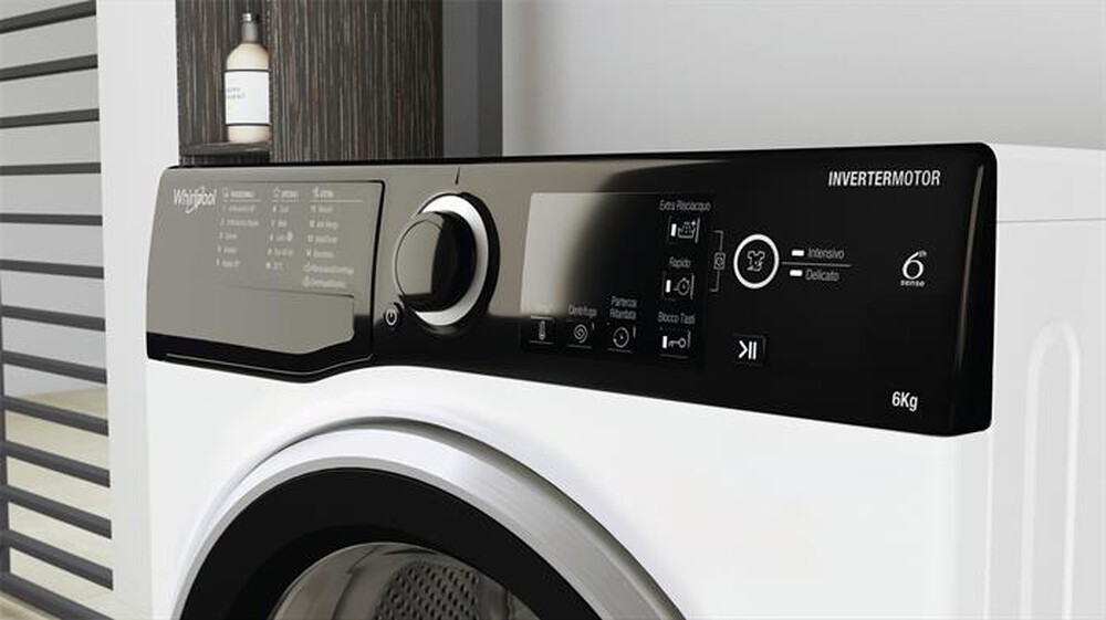 Immagine del prodotto WHIRLPOOL - Lavatrice WSB 624 S IT 6 Kg Classe C-Nero, Bianco