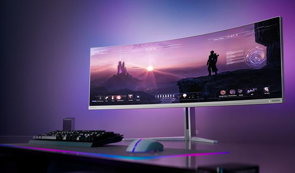 Immagine del prodotto PHILIPS - Monitor Gaming QD OLED 49" 49M2C8900L/00-grigio bianco