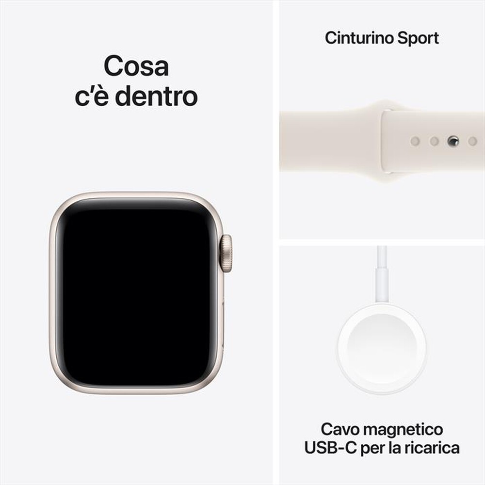 Immagine del prodotto APPLE - Watch SE GPS + Cellular 40mm Cassa Alluminio-Galassia Sport Band Galassia S