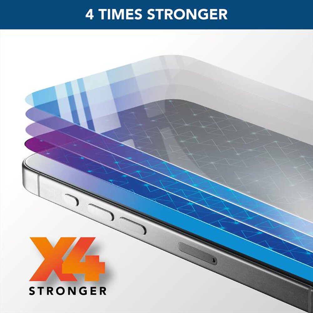 Immagine del prodotto CELLULARLINE - Pellicola ANTIBLUE XTREME GLASS iPhone 16 Pro-Trasparente