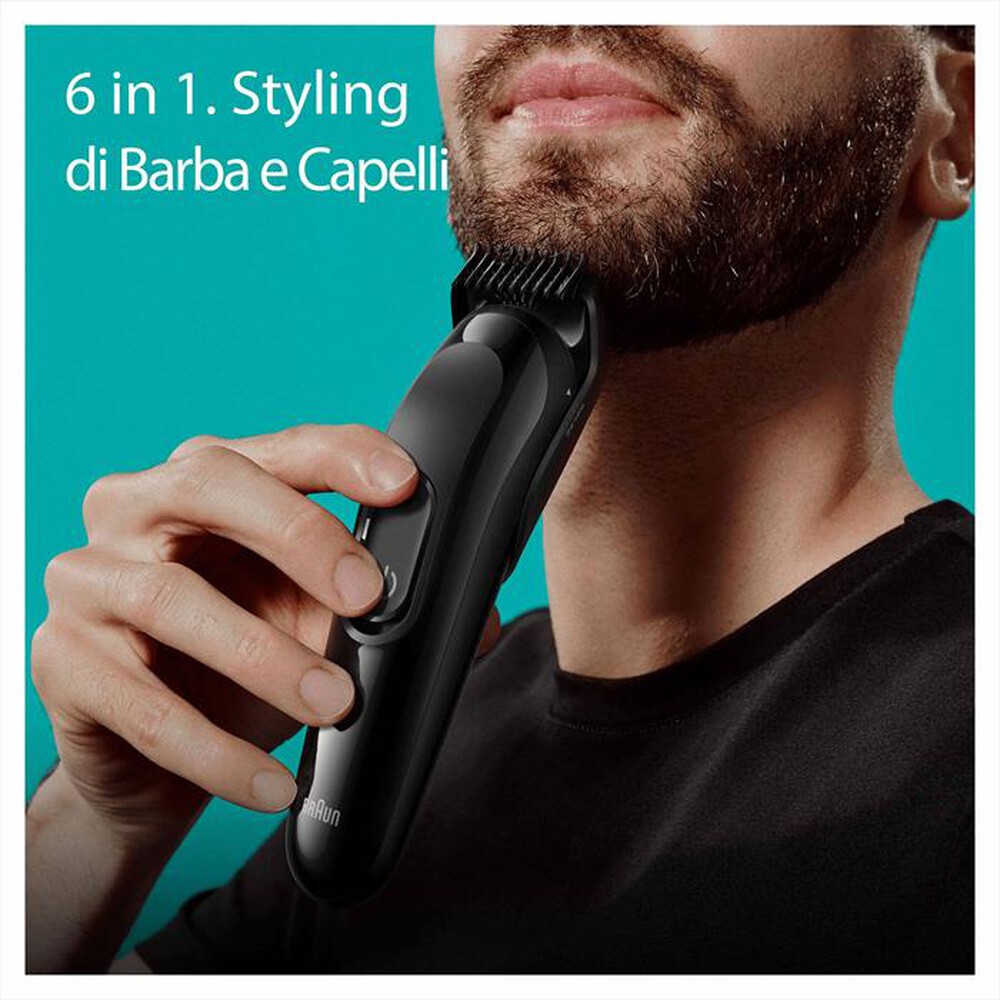 Immagine del prodotto BRAUN - Regolabarba MGK3410-NERO