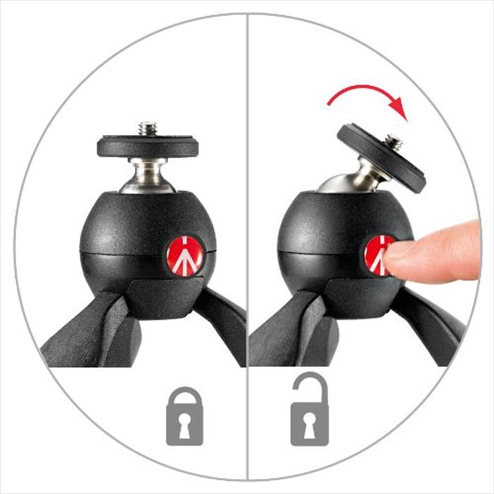 Immagine del prodotto MANFROTTO - Pixi (Mini Treppiede)-Nero
