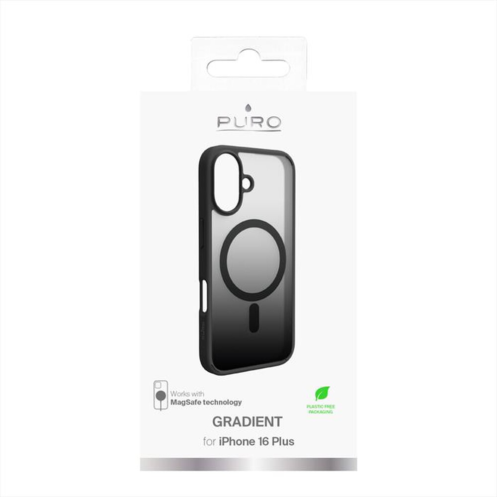 Immagine del prodotto PURO - Cover Gradient per iPhone 16 Plus PUIPC1667GRADBLK-Nero