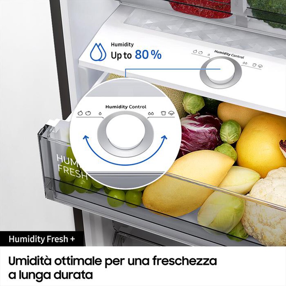 Immagine del prodotto SAMSUNG - Frigorifero combinato F-RB34D154122 BESPOKE-Glam Navy-Clean Black