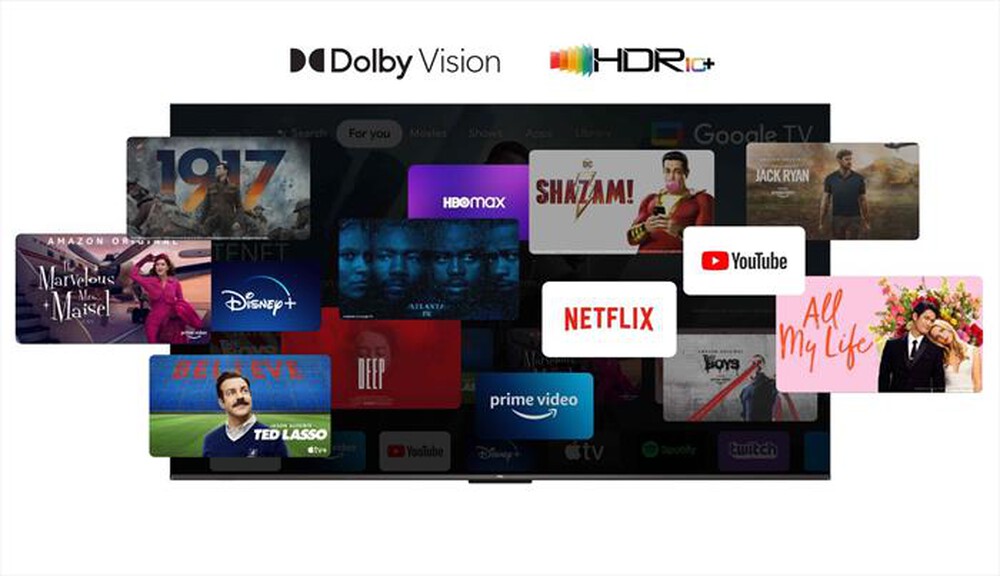 Immagine del prodotto TCL - Smart TV QLED UHD 4K 98" 98C69B-Titanium