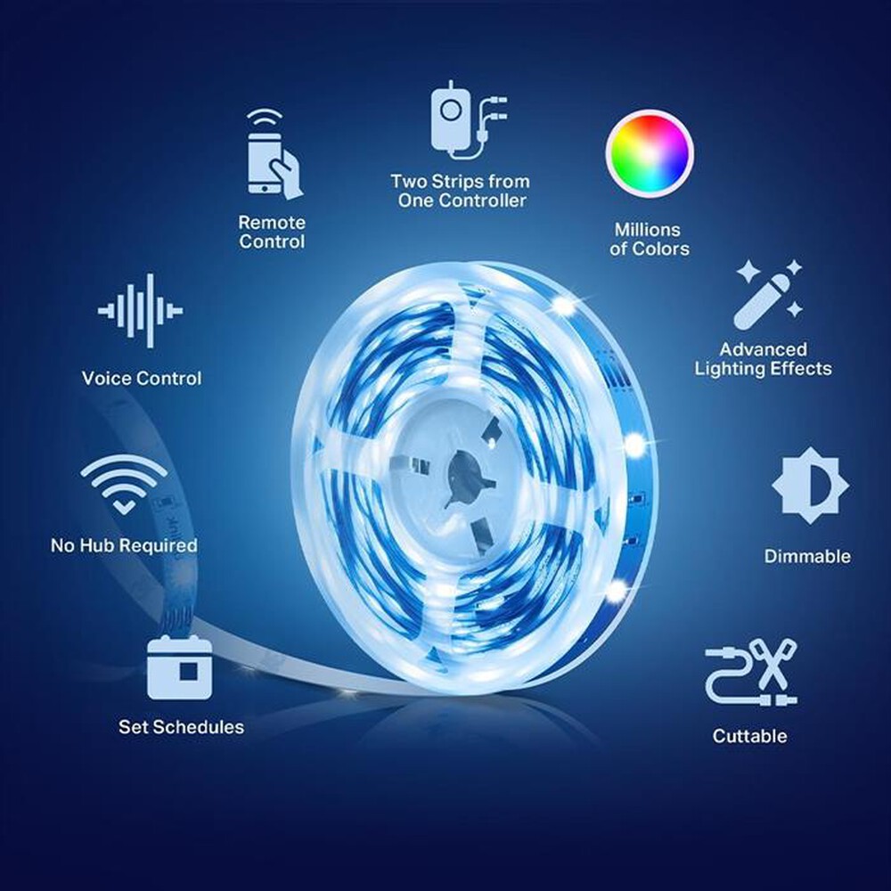 Immagine del prodotto TP-LINK - SMART WI-FI LIGHT STRIP, 5 METERS TL61-5-.