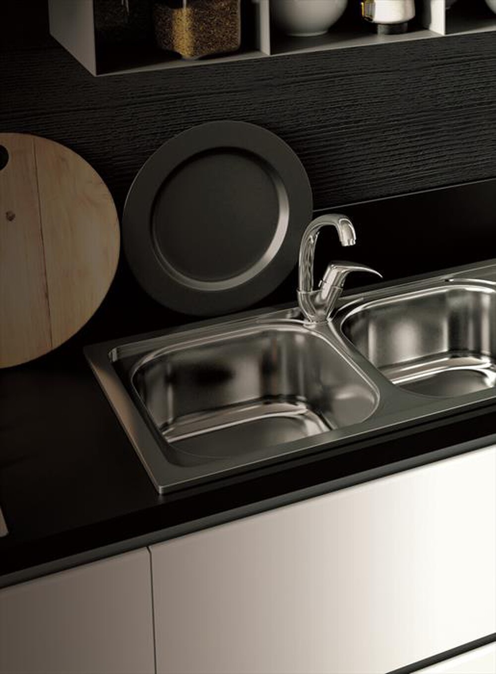 Immagine del prodotto GLEM GAS - Lavello 1 vasca L1G86XD3-inox