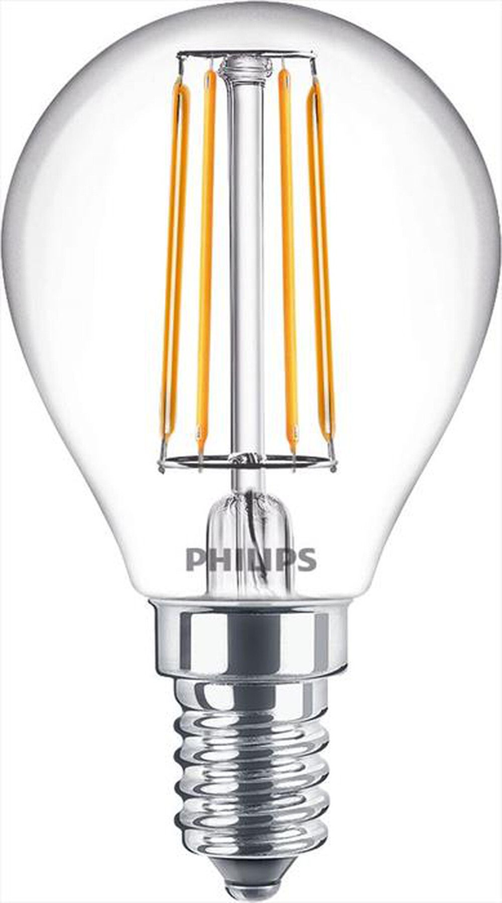 Immagine del prodotto PHILIPS - LED OLIVA E SFERA 4,3 W 40 W E14 LUCE BIANCA CALDA