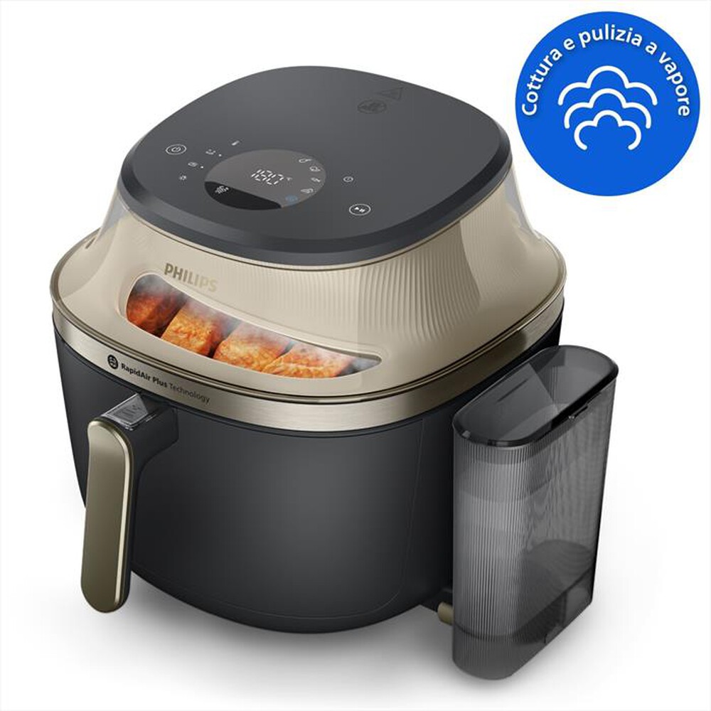 Immagine del prodotto PHILIPS - Friggitrice ad aria AIRFRYER SERIE 5000 NA543/00-Nero/Champagne