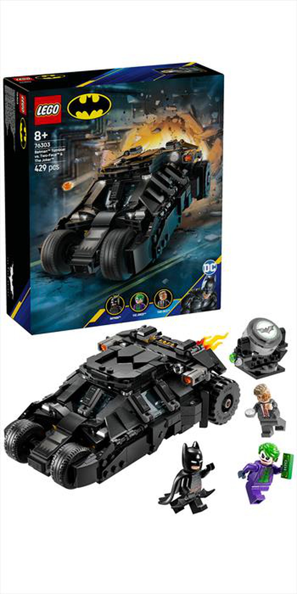 Immagine del prodotto LEGO - SUPER HEROES DC Batman vs Two-Face e Joker 76303