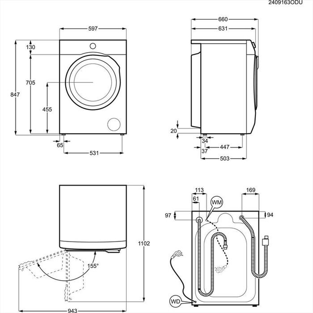 Immagine del prodotto ELECTROLUX - Lavatrice EW7FBG411G 11 Kg Classe A-Bianco