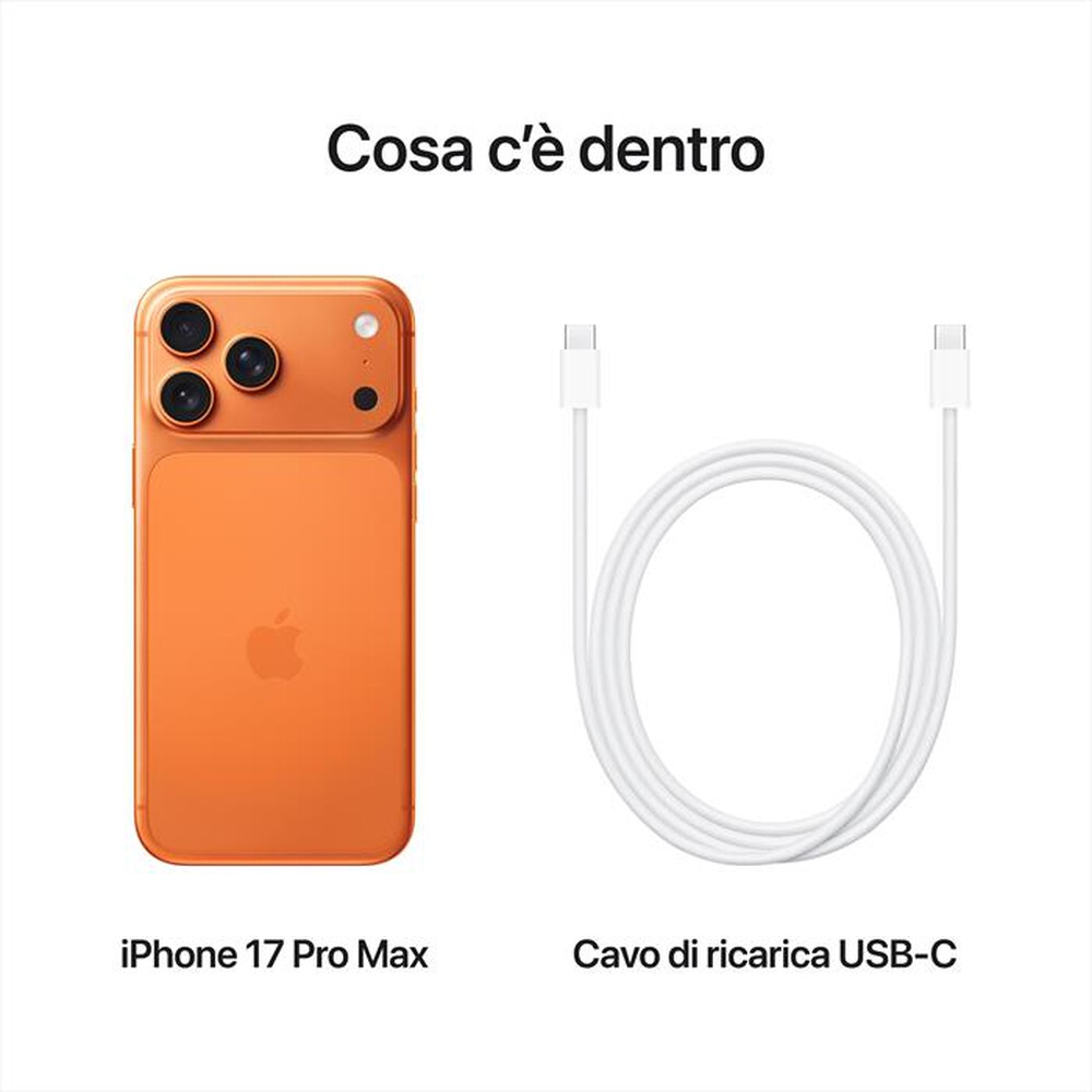Immagine del prodotto APPLE - iPhone 17 Pro Max 2TB-Arancione Cosmico