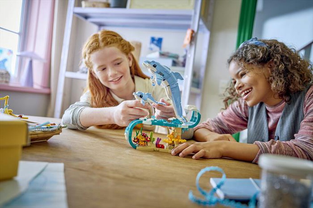 Immagine del prodotto LEGO - CREATORE 3IN1 Animali marini: delfini - 31385-Multicolore