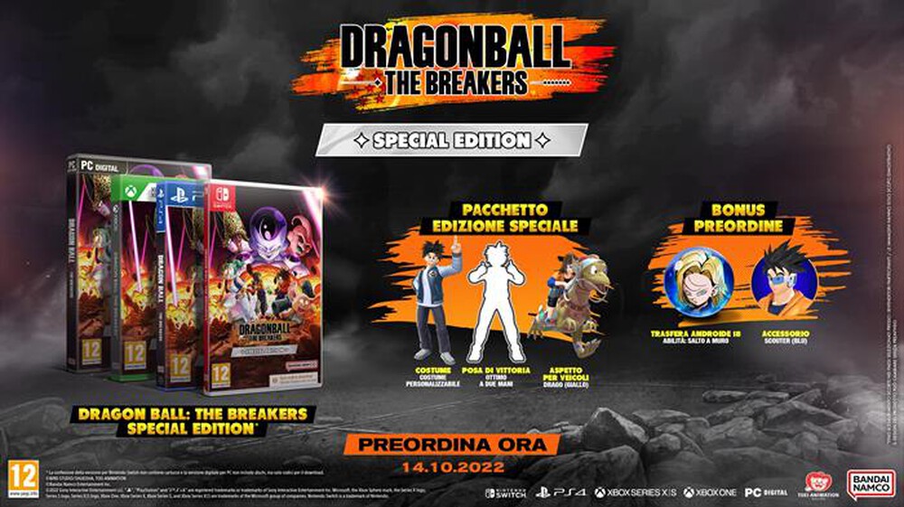 Immagine del prodotto NAMCO - DRAGON BALL: THE BREAKERS SPECIAL EDITION XBOX