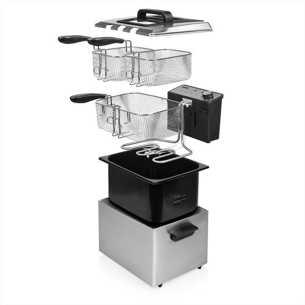 Immagine del prodotto PRINCESS - Friggitrice a olio 5lt 185000-NERO/ACCIAIO