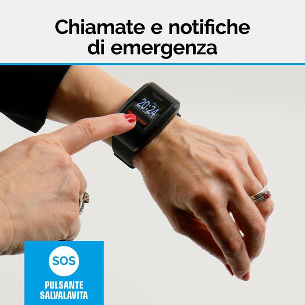 Immagine del prodotto BEGHELLI - SALVALAVITA WATCH GSM-NERO