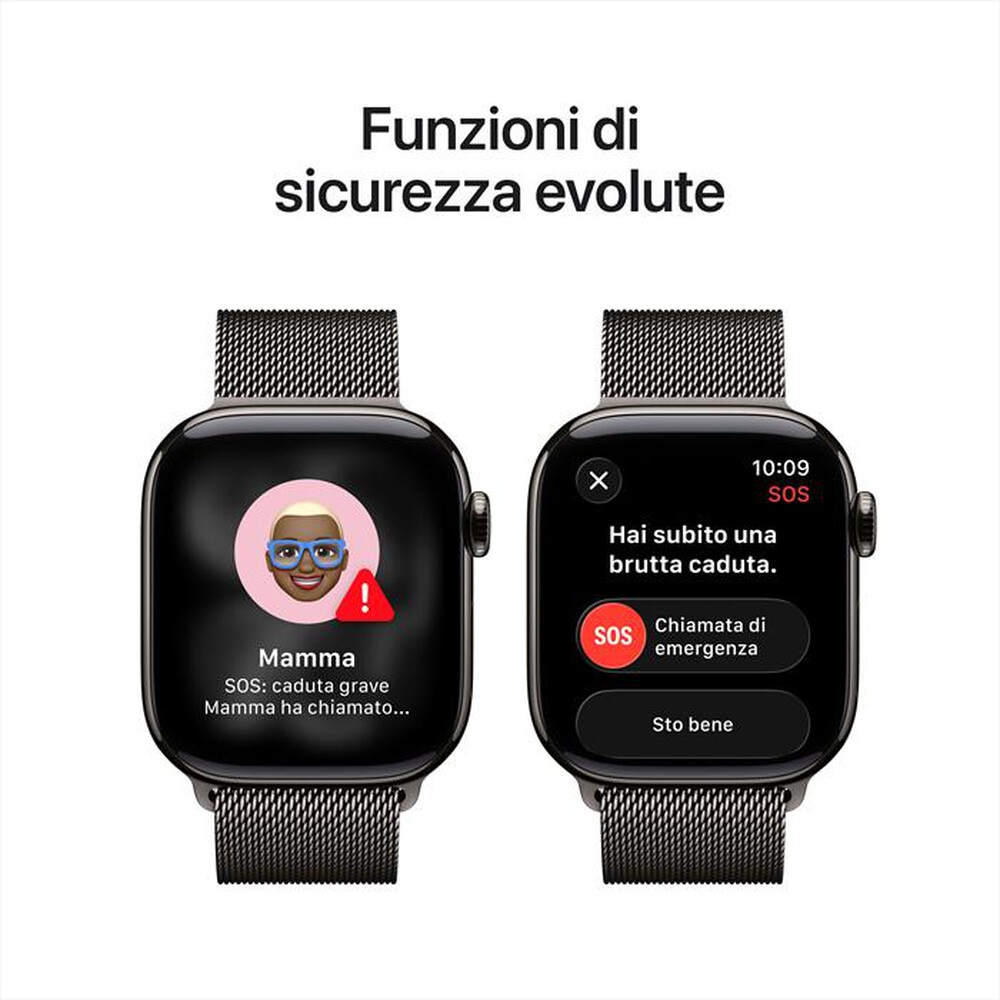 Immagine del prodotto APPLE - Watch Series 11 GPS + Cellular 42mm Titanio-Ardesia Loop Milanese Ardesia