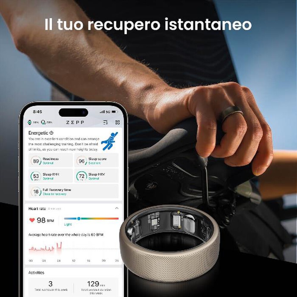 Immagine del prodotto AMAZFIT - Anello Smart HELIO RING 10-TITANIUM