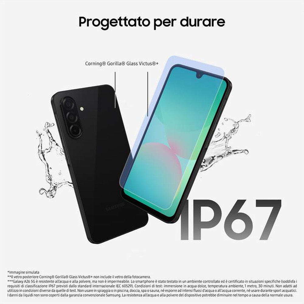 Immagine del prodotto SAMSUNG - Smartphone Galaxy A26 5G 128GB-White
