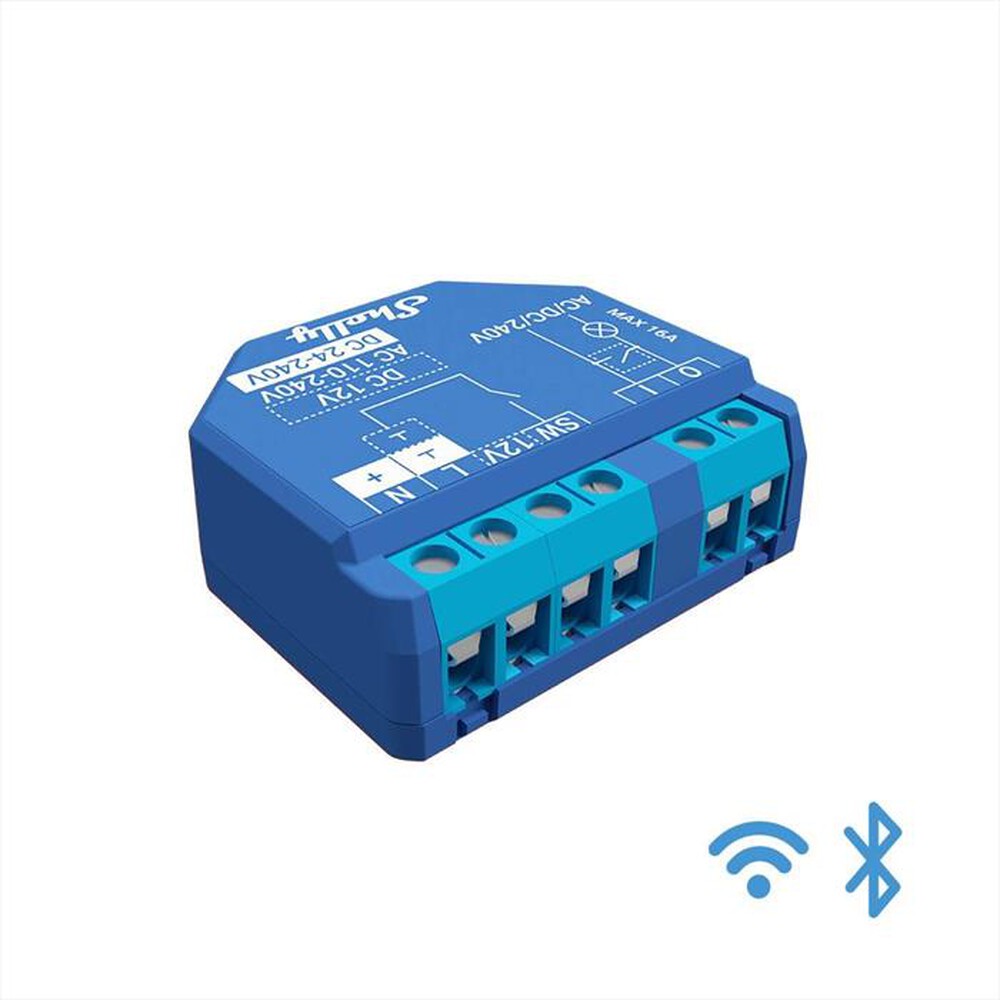 Immagine del prodotto SHELLY - Dispositivo Bluetooth e Wi-Fi PLUS 1-Blue