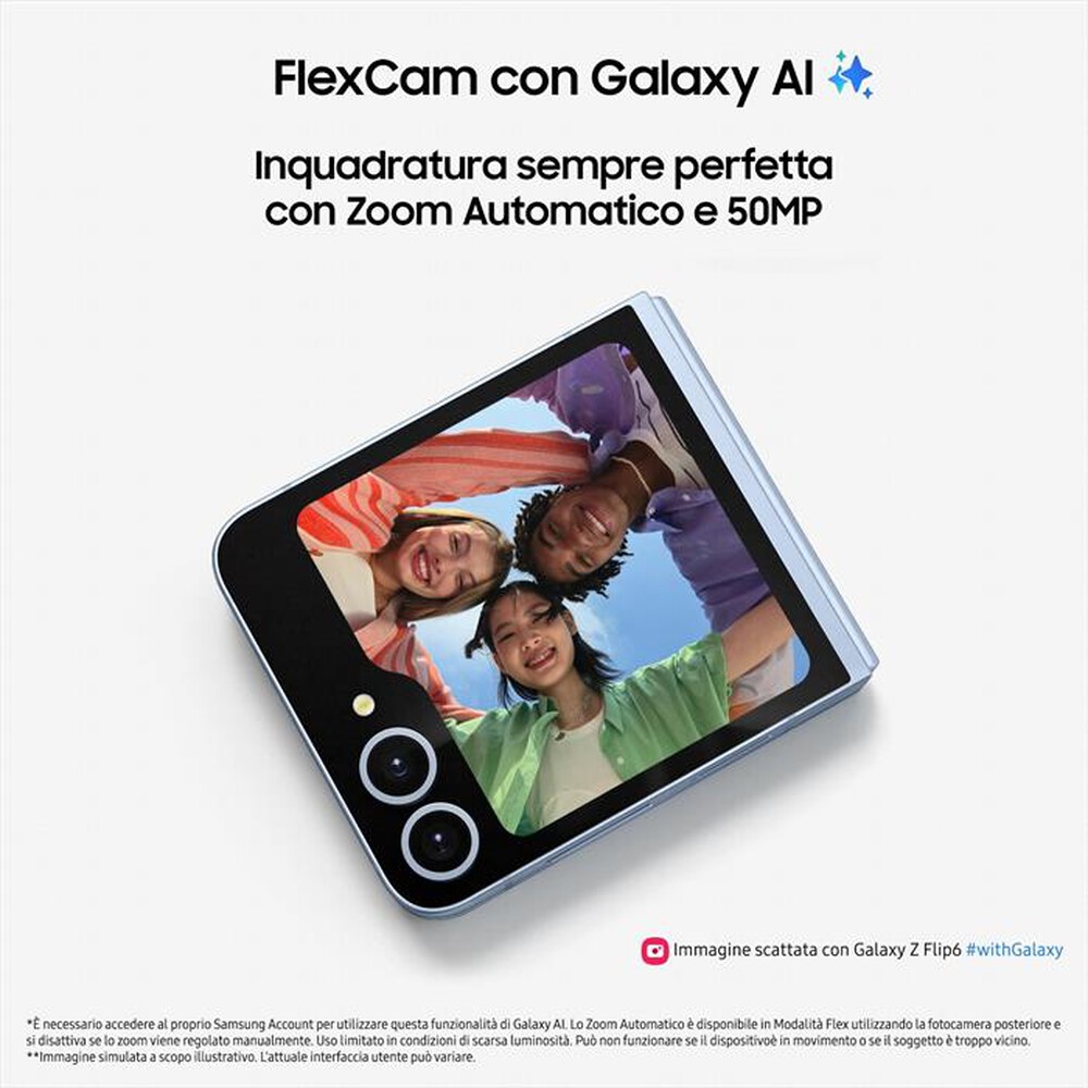 Immagine del prodotto SAMSUNG - Galaxy Z Flip6 12+512GB-Mint