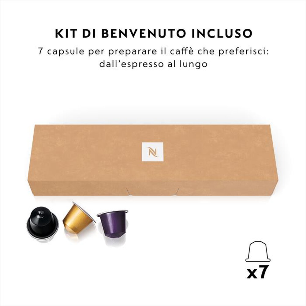 Immagine del prodotto DE LONGHI - EN80.BAE Inissia & Aeroccino NESPRESSO-Nero