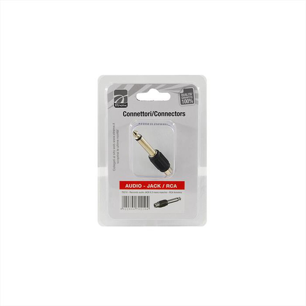 Immagine del prodotto XTREME - RACCORDO AUDIO JACK 6.3 MONO-NERO